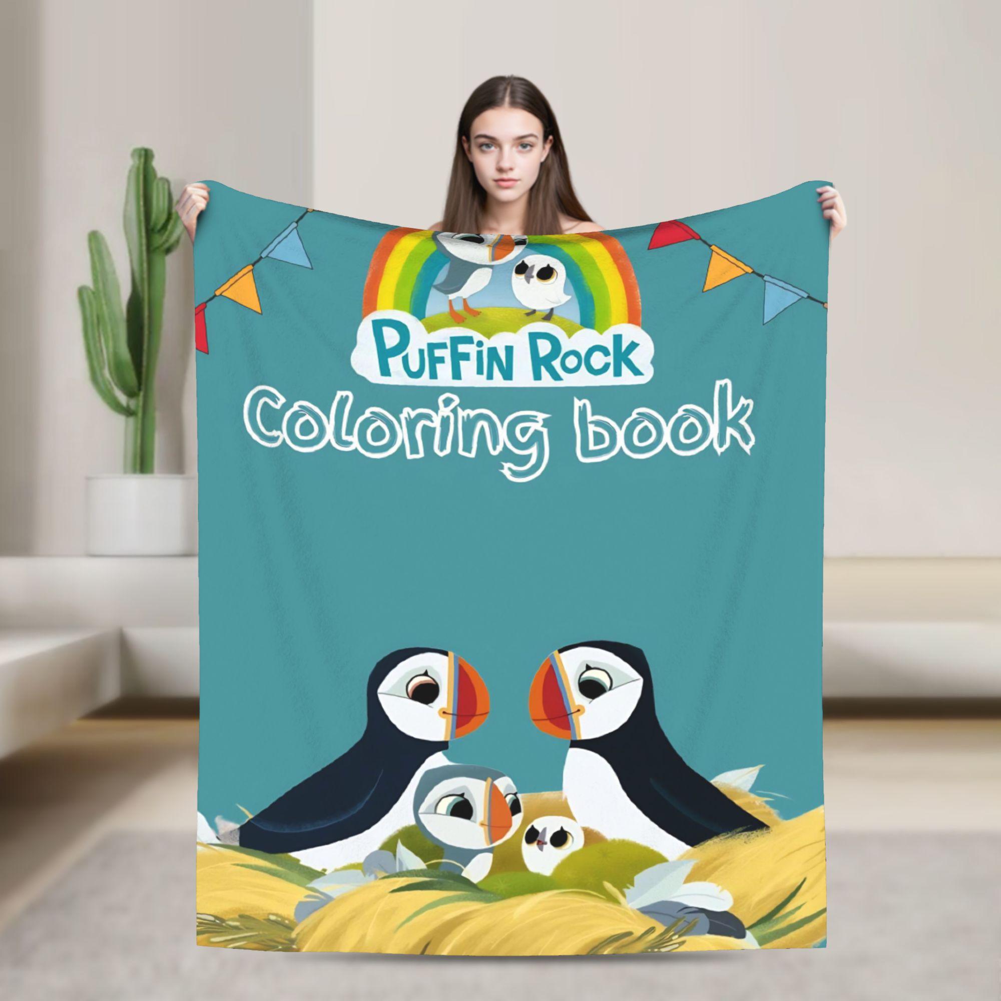 Puffin Rock Oona Baba Blankets Quality Warm Throw Blanket Winter Airplane Travel Couch Chair Novelty Bedspread 30x40in