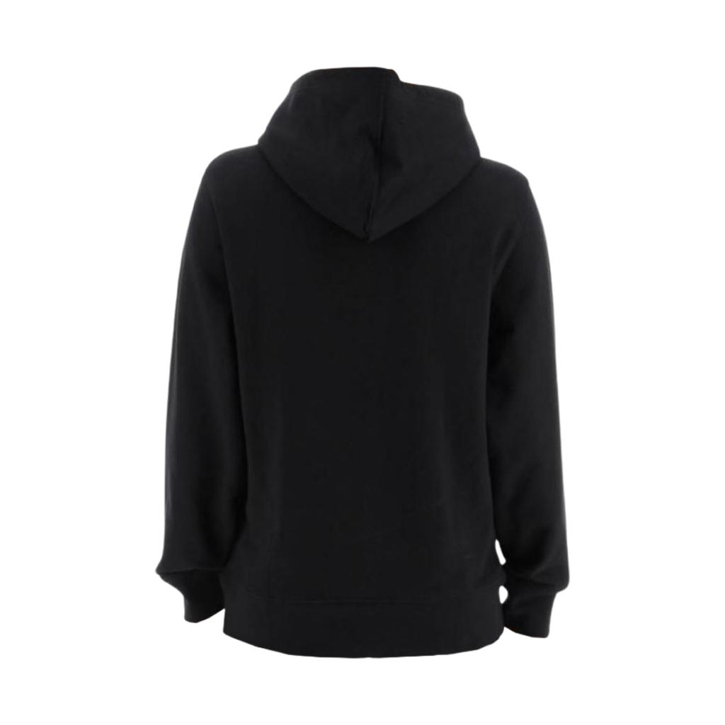 Y-3 FW22 Mikina s celoplošným potiskem loga Pánská mikina Černá HT4732
