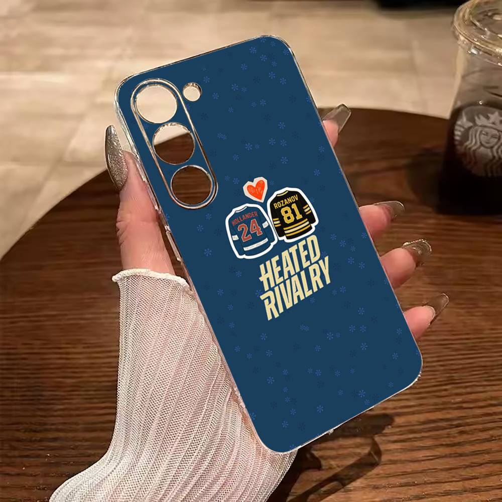 Heated Rivalry-Shane Hollander-Ilya Rozanov Phone Case For Samsung Galaxy A71,A70,A52,A51,A40,A30 Transparent Cover