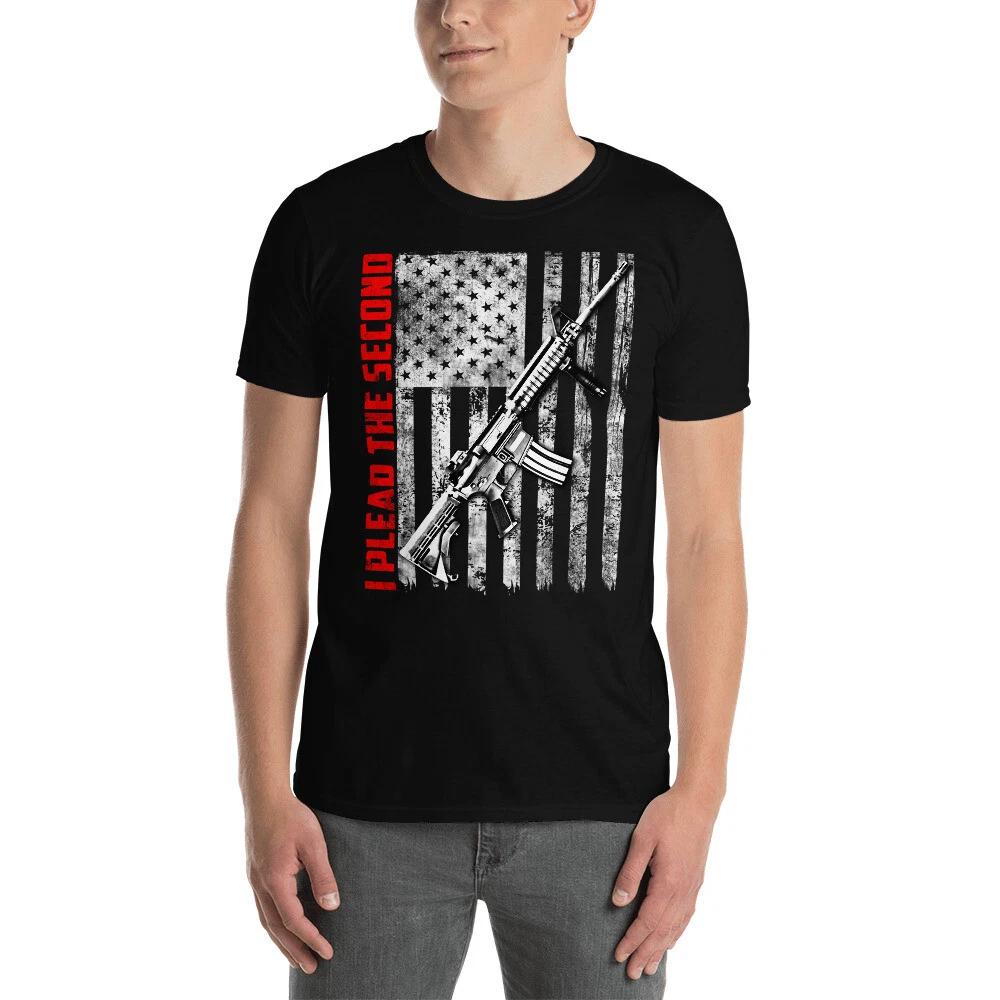 I Plead The Second 2nd Amendment Short-Sleeve Unisex T-Shirt 4XL