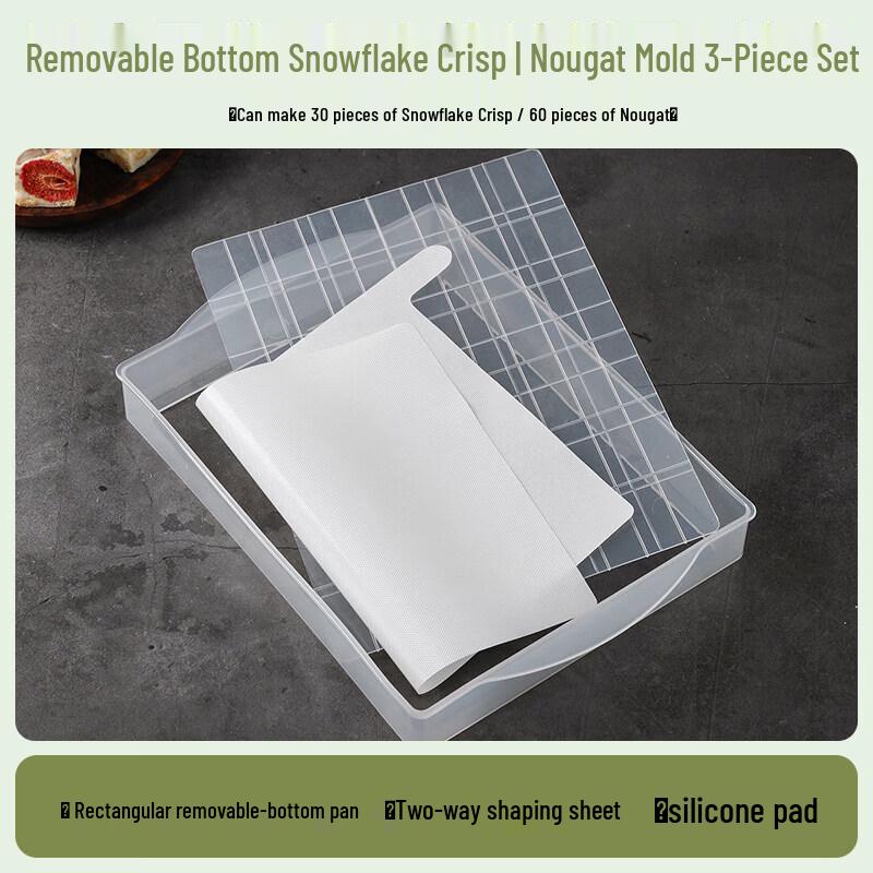 Snowflake Crisp & Nougat Baking Mold
