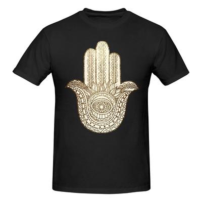 Funny Golden Hamsa Hand Unisexs Printed TShirt Unisex T shirtShirts