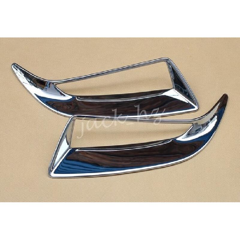 Chrome Rear Bumper Reflector Cover Surrounds Accessories For 2016- Lexus RX