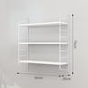 Modern Wall Bookshelf: Simple Multi-Layer Nordic Storage Rack