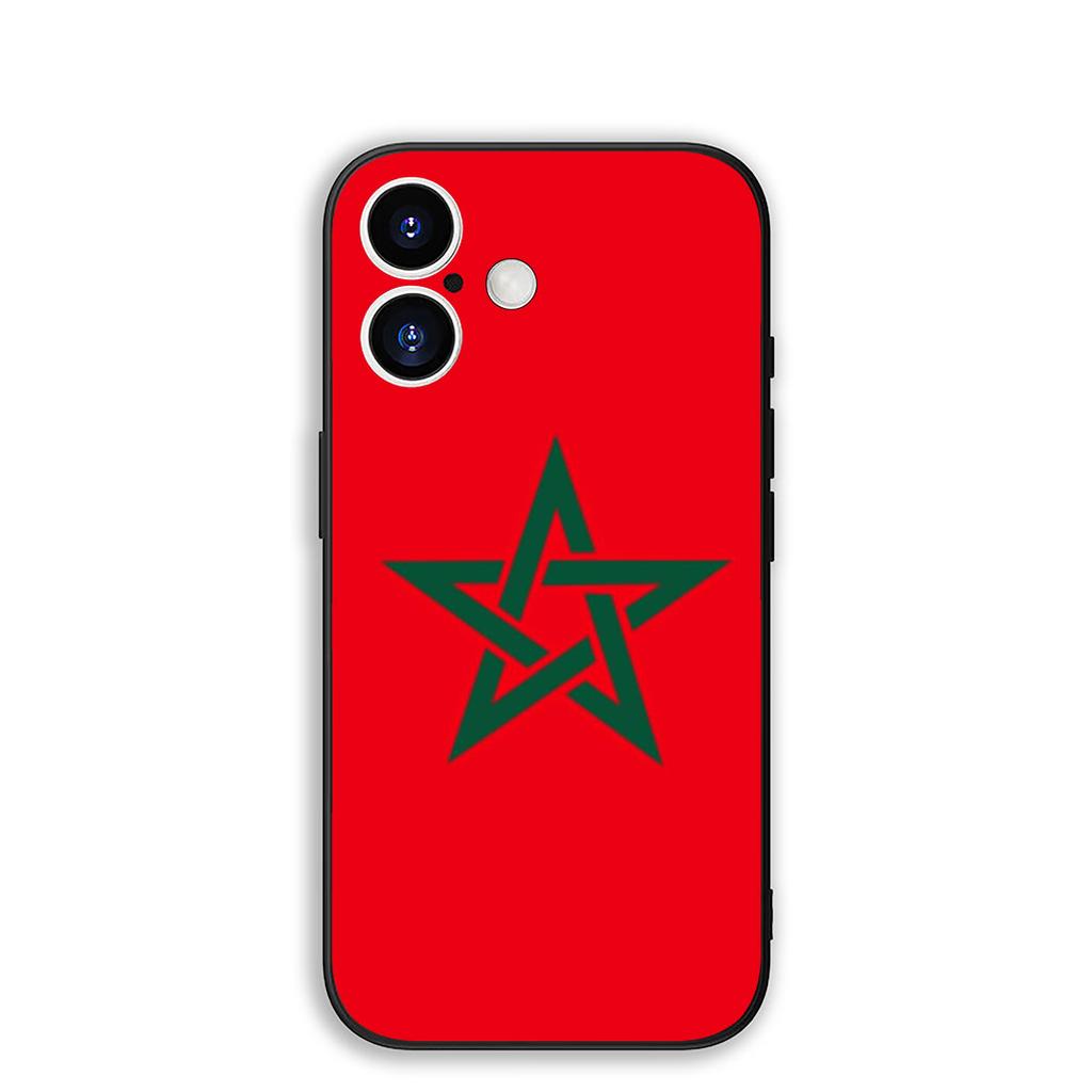 Casing for Motorola Moto Edge 70 60 Fusion Stylus NEO Pro G56 G96 G04 G05 20 E20 E32 Protective Cover Phone Case Morocco Flag
