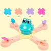 Electric Dinosaur Feeding Game Toy Movable Big Mouth Frog Food Launcher Multiplayer Competitive Animal Feeding Toy Toddlers Boys Girls