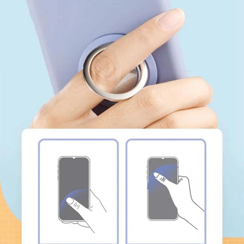 Finger Ring Holder Stand Grip Tok 360 Degrees Rotating Suitable For Phone Magnetic Car Phone Holder Portable Foldable Pop Socket
