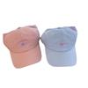 Love embroidery half-empty top baseball cap female summer student college wind can tie ponytail cap versatile sun hat