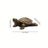 High - Fidelity Mini Turtle Model for Aquatic and Terrestrial Terrarium Decorations Great Gift for Turtle Lovers and Hobbyists