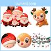 Soft Santa Claus Deer Plush Pillow Toy For Kids Xmas Gift