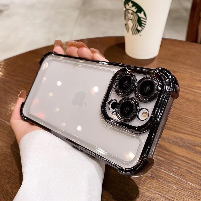 Miling iPhone 15 Light Luxury Full-Wrap Lens Protection Case