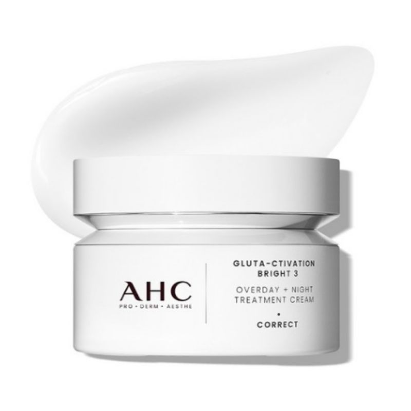 AHC Gluta Activation Bright 3 Дневной Ночной Уход Крем 50 мл Осветляющий Увлажняющий Корейская Косметика