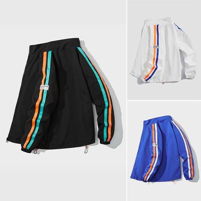 Men's Trendy Windbreaker Jacket - Spring/Fall 2022 Loose Fit Baseball Style