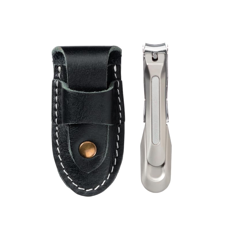 Green Bell Takumi no Waza Nail Clipper Leather Case Made in Set, Small, Japan, G-3125