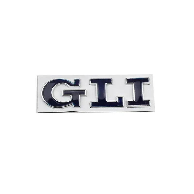 8.5x3cm Car Side Metal Badge Rear Trunk Stickers for Volkswagen VW GLI Emblem GOLF 5 6 7 JETTA MK4 MK5 PASSAT Polo TOURAN T-ROC YH7