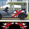 Car Body Side Sticker Splash Union Jack Flag Decor Decal Universal For MINI Cooper S One Countryman F54 F55 F56 R55 R56 R60