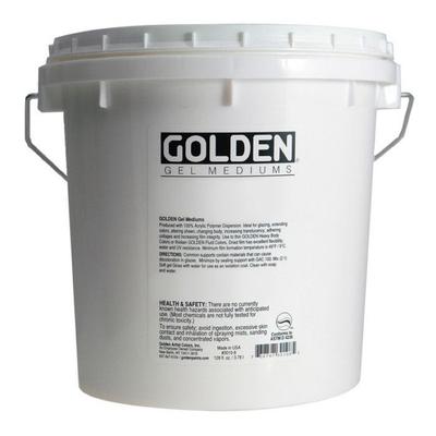 Satin Base Gel - GOLDEN ARTIST COLORS - 3.78L - Colorless - Thick Texture - Ideal for Acrylic