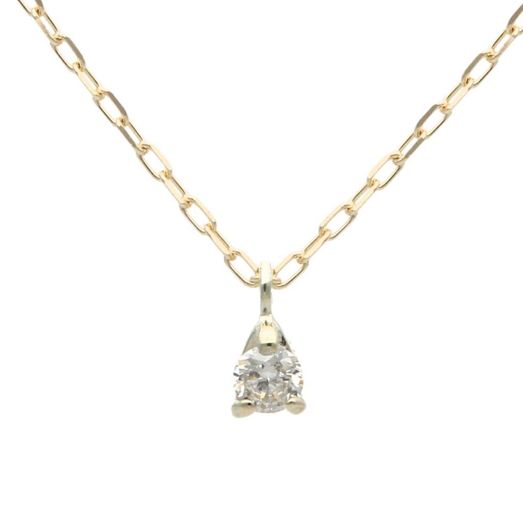 10K Yellow Gold Diamond Necklace L&Co 63-7804