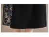Cheongsam de Estilo Chinês de Primavera 2025 da Mamãe: Vestido Longo Elegante para Mulheres de Meia-Idade