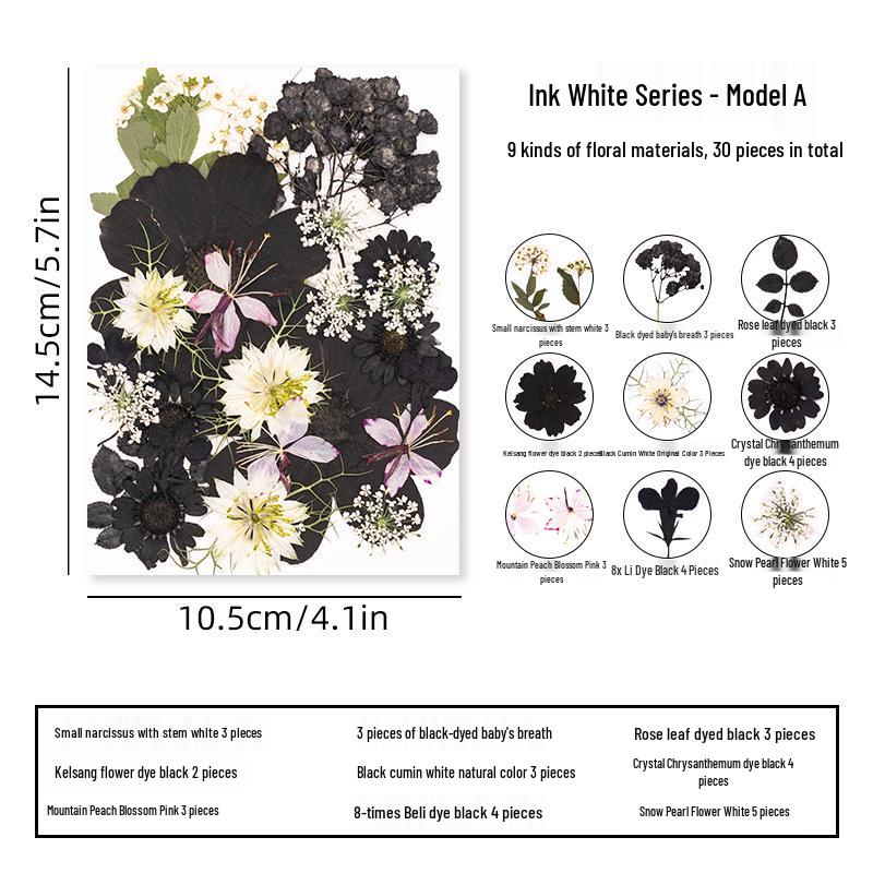 DIY Dried Flower Specimen Sticker Set for Kids: Handmade Pressed Flower Frames & Resin Bookmark Craft Kit