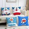 Cute Cartoon Robot Cat Doraemons Cushion Cover Reversible Plush Pillow Cover – For Car, Sofa, Bedroom, Perfect As a Gift.