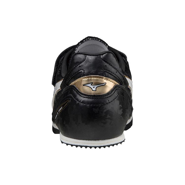 Mizuno Artificial Leather Slip Resistant, Abrasion Resistant, Lightweight Low top Running Shoes Unisex Black White U1GA204052