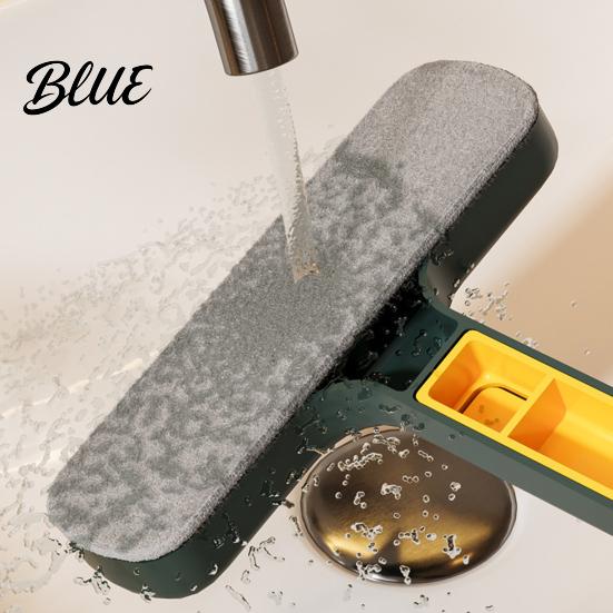 Handheld Window Cleaning Brush 2 in 1 Screen with Extendable Handle Tight Corner Removable Lightweight Reusable Cleaner Scrubber