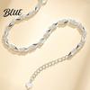 Love Luck Bracelet Women Adjustable Length Four-Leaf Clover Heart Anniversary