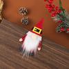 Gesichtsloses altes Mann Weihnachtsfilz Besteckset - Esstischdekorationen
