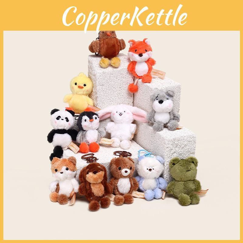 Duck Rabbit Penguin Bear Plush Animal Keychain Backpack Pendant Gift Decoration