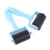 2 Pcs Rubber Roller with Plastic Grip Handle for Anti Skid Tape Construction Tools Print and Stamping Tools