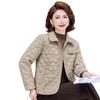 Medium fashion new cotton-padded clothes Middle-aged and elderly autumn and winter tops Short light cotton-padded clothes cotton-padded jackets trend