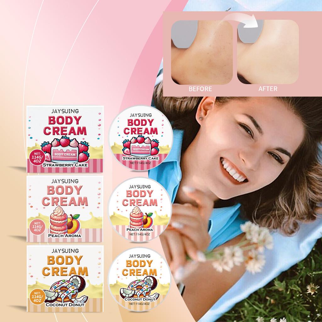 Jaysuing Hydrating Body Lotion Strawberry Cake For Soft Moisturizing Skin Care