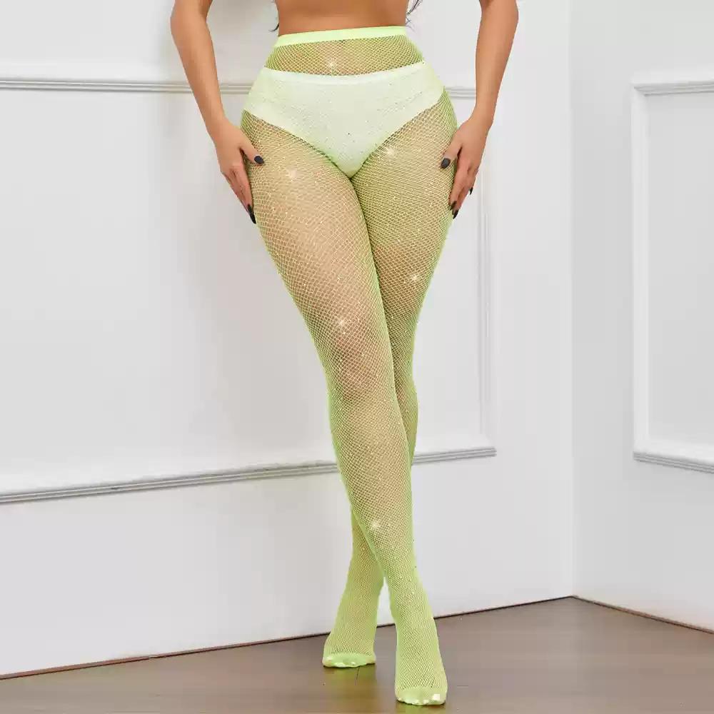 

Стразы Колготки Женское Белье Сексуальное Кружевное Сетчатое Колготки-сетка Женские Колготки Алмазные Блестящие Клубные Колготки Колготки Женские One Size