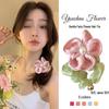 2024 Pastoral Style Flower Scrunchie: Women's Elastic Hair Tie & Rope