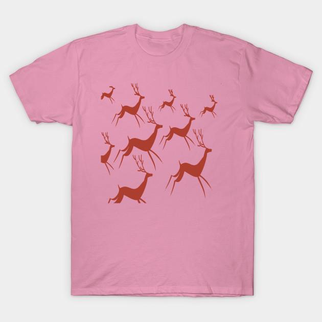 T Shirt Women Deers In Fall Or Autumn Harajuku Print Kawaii Tshirt Summer Short Sleeve Female T-Shirt Top Tee