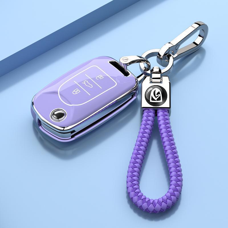 Baojun 730 Folding Key Case Luxury Protective Shell for 7-Seater 