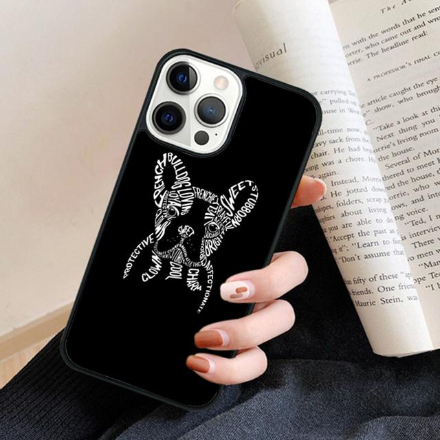French Bulldog Phone Case Cover For iPhone 17 Air 16 15 14 plus 11 12 13 pro max coque Shell Fundas