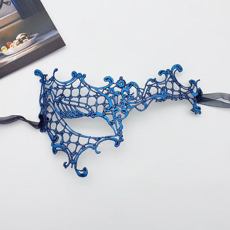 Ladies Lace Eye Mask With Embellished Detailing For Cosplay And Costume Events