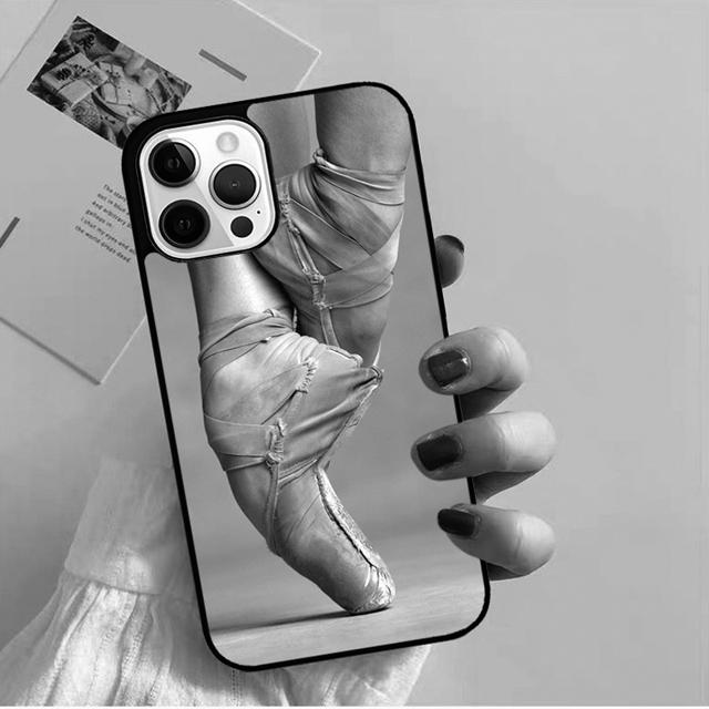 Ballet Ballerina Dance Shoes Phone Case Back Cover for iPhone 17 Air 16 15 14 13 11 12 Pro Max PlusS Shell Coque