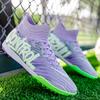 Sapatos de Futebol para Homens Chuteiras Longas Tênis Sapatos de Futebol Treino na Grama ao Ar Livre Botas de Campo de Futebol Profissional Rápido Antiderrapante