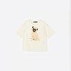 Bimba Y Lola ivorY Pug Logo T shirT b256awT022ivb