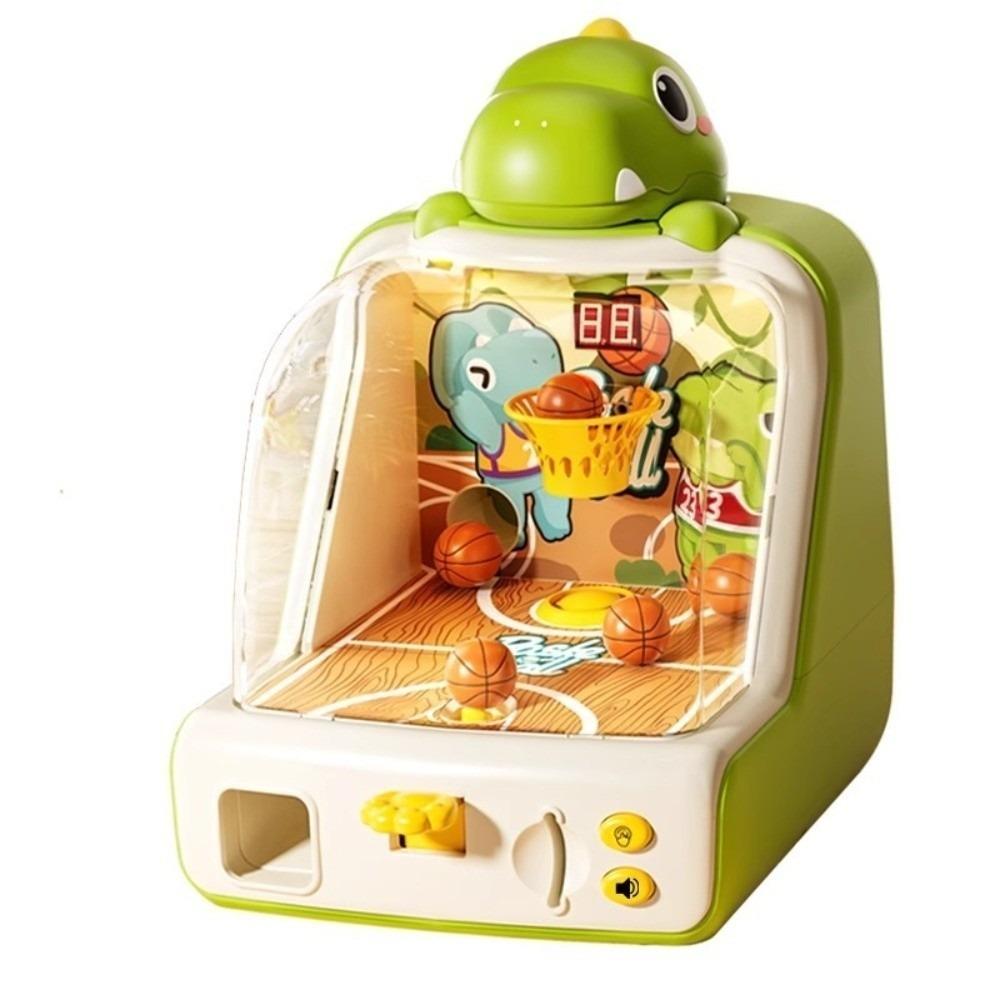 

Green Basketball Machine Toys Basketball Shooting machine Parent-child Interaction little dinosaur