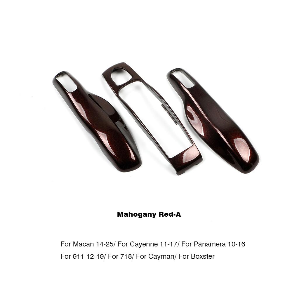 For Porsche Panamera Cayenne Macan 718 Cayman Boxster 911 Taycan Car 92 Personalized Key Case Protective Shell Remote Fob Cover