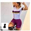 Sommer-Radbekleidung Damen Einteiler Kurzarm Anzug Fahrrad Mountainbike Kurzes Oberteil Dünn Atmungsaktiv Radhose 2026