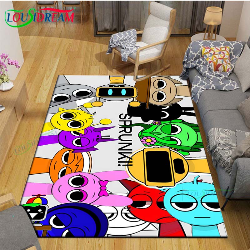 

Fashion Incredibox Game Carpet Outdoor Rug Area Rug Non-slip Carpet Bedroom Decor Carpet for Room Kid S-Sprunki Gift 50x 80cm