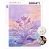 DIY Pearl Painting Canvas Ocean Coral Theme Frameless 3D Bead Art Relaxing Craft Home Decor Gift