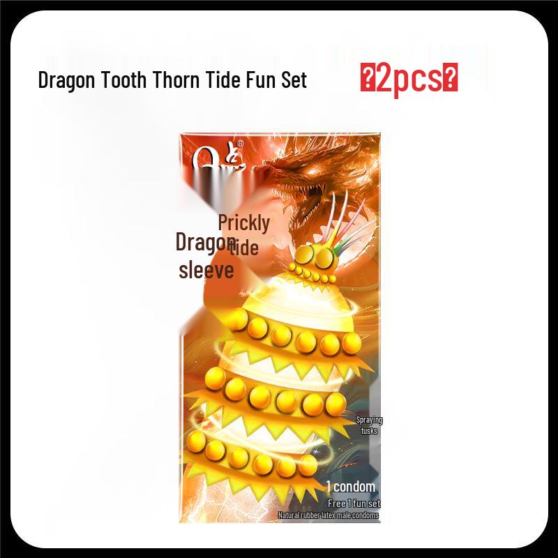 Q-point Hyaluronic Acid 001 Large Particle Delay Condoms - Long-lasting Contraceptives for Adults