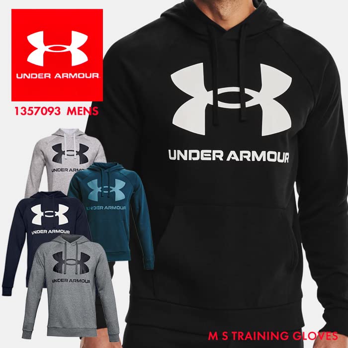 UNDER ARMOUR Pullover 1357093 Size Men's Hoodie, Sweatshirt, Fleece-Lined, (Navy (410), SM) [Used]