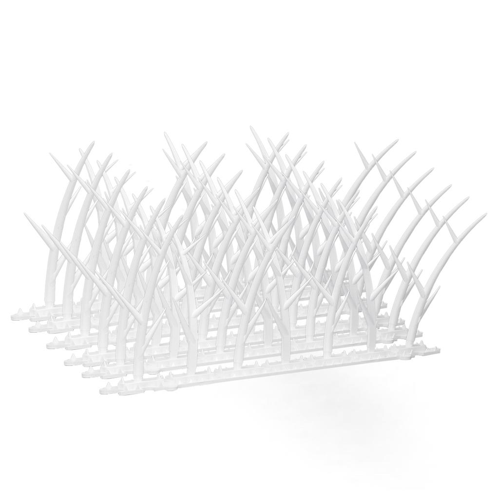 30cm Bird Deterrent Spikes Plastic Bird Repellent Spikes for Fence Roof Mailbox Window